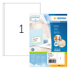 Herma Premium 4458 permanent hechtende etiketten A4 200 x 297 mm wit (100 etiketten) 230555 - 1