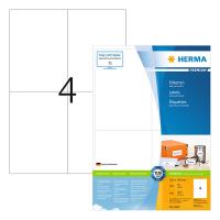Herma Premium 4627 permanent hechtende etiketten A4 105 x 148 mm wit (800 etiketten) 4627 230563