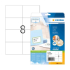 Herma Premium 5062 permanent hechtende etiketten A4 105 x 74 mm wit (200 etiketten)