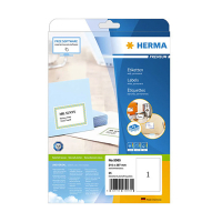 Herma Premium 5065 permanent hechtende etiketten A4 210 x 297 mm wit (25 etiketten) 238355