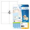 Herma Premium 8630 permanent hechtende etiketten A4 105 x 148 mm wit (40 etiketten) 230539 - 1