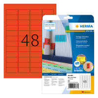Herma Special 4367 verwijderbare etiketten A4 45,7 x 21,2 mm rood (960 etiketten) 4367 230477