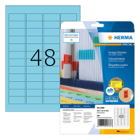 Herma Special 4368 verwijderbare etiketten A4 45,7 x 21,2 mm blauw (960 etiketten) 4368 230478