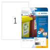 Herma Special 4866 permanent hechtende weerbestendige inkjet-etiketten A4 210 x 297 mm wit (10 etiketten)