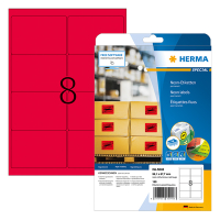 Herma Special 5046 permanent hechtende fluo-etiketten A4 99,1 x 67,7 mm fluorood (160 etiketten) 5046 230523