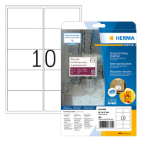Herma Special 8330 extreem sterk hechtende weervaste folie-etiketten A4 99,1 x 57 mm wit (250 etiketten) 8330 230529
