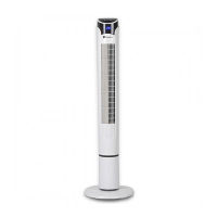HomeVero HV-DTF45W torenventilator wit 828221