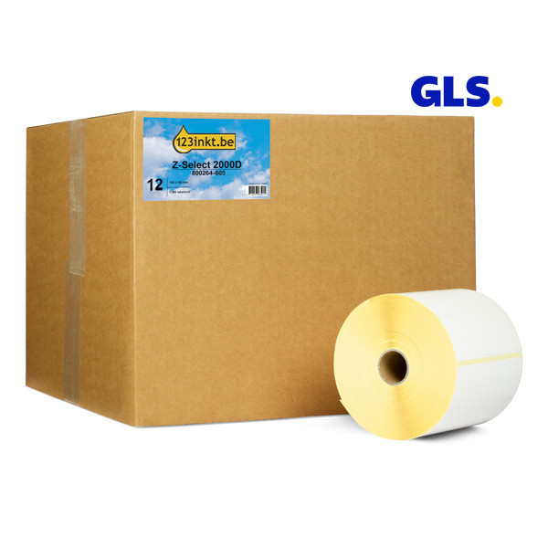 Honeywell GLS verzendlabels (800264-605) 102 x 152 mm (12 rollen) 123inkt huismerk 653261 - 1