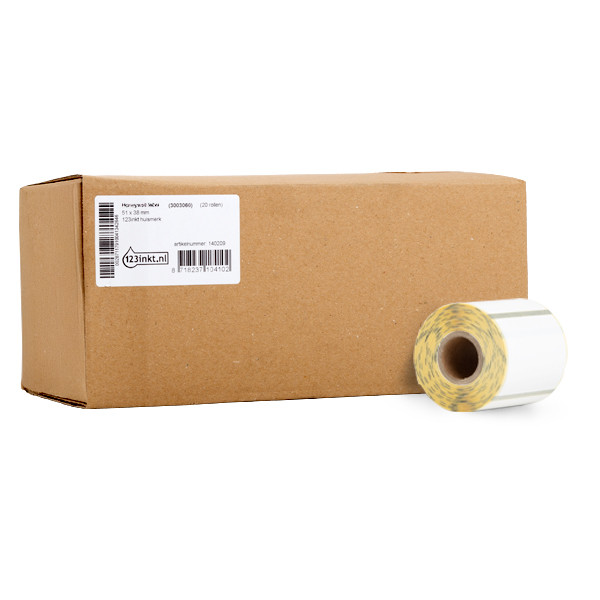 Honeywell label (3003060) 50,8 x 38,1 mm (20 rollen) 123inkt huismerk 3003060C 126042 - 1