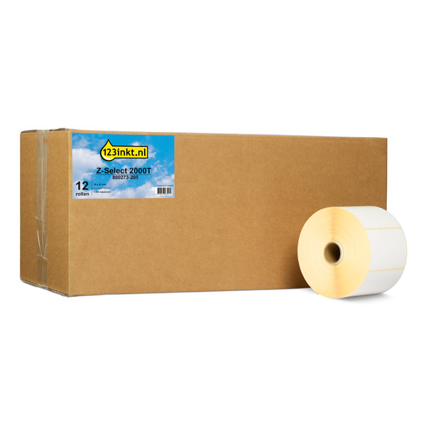 Honeywell label (800273-205) 76 x 51 mm (12 rollen) 123inkt huismerk 800273-205C 126080 - 1