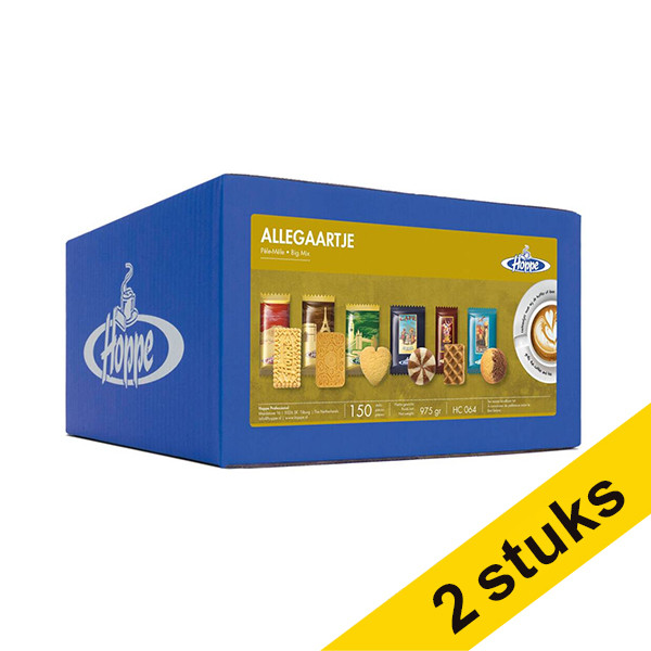 Hoppe Aanbieding: 2x Hoppe Allegaartje koffiekoekjes (150 stuks)  423640 - 1