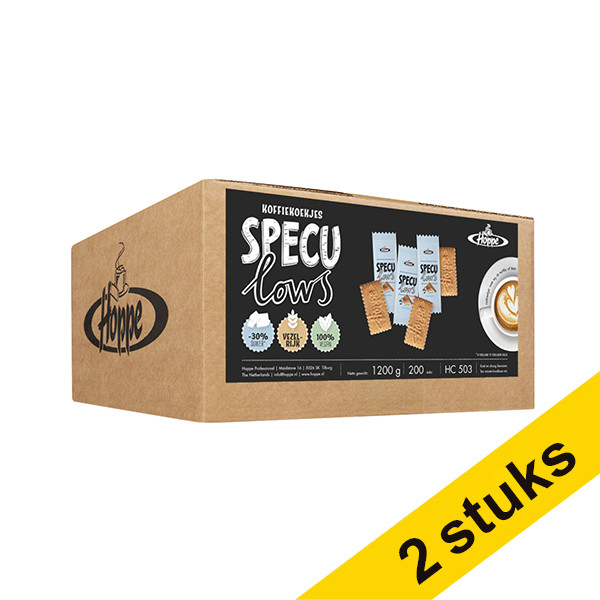 Hoppe Aanbieding: 2x Hoppe Speculows koffiekoekjes (200 stuks)  423645 - 1