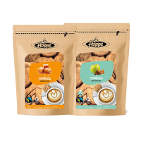 Combi deal: Hoppe Karamel Zeezout Fairtrade koekjes + Hoppe Appel Kaneel Fairtrade koekjes 422879