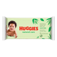 Huggies Natural Care bilendoekjes - Aloe vera (56 stuks)  SHU00038
