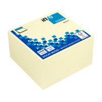Info Notes gerecyclede zelfklevende notes geel 75 x 75 mm geel (400 vel) 303233