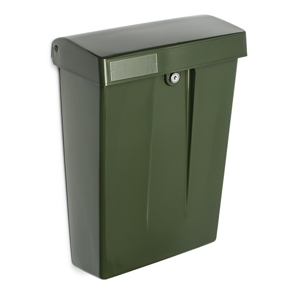 Intersteel brievenbus met slot kunststof groen 90490004 K010808024 - 1