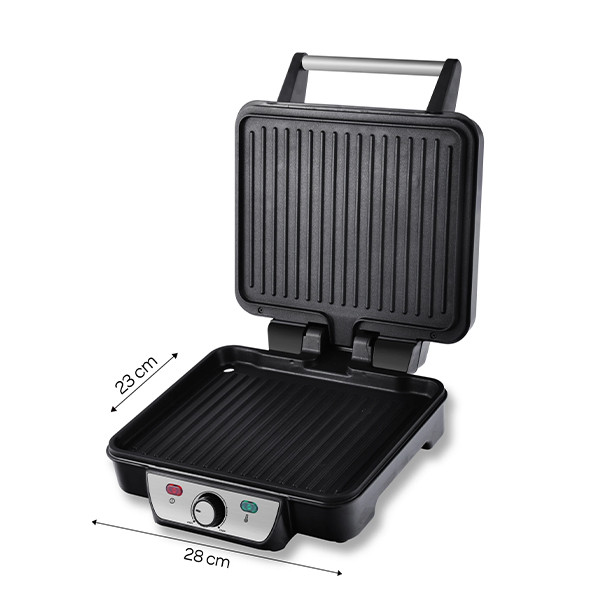 Inventum CG618 contactgrill zwart/rvs 828737 - 2