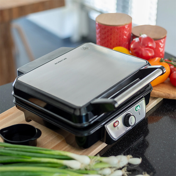 Inventum CG618 contactgrill zwart/rvs 828737 - 5
