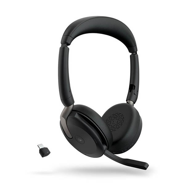 Jabra Evolve2 65 Flex Link380c MS draadloze stereoheadset inclusief oplaadstation 401078 - 1