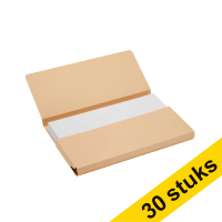Aanbieding: 3x Jalema Secolor Pocket-file kartonnen dossiermappen chamois A4 (10 stuks)