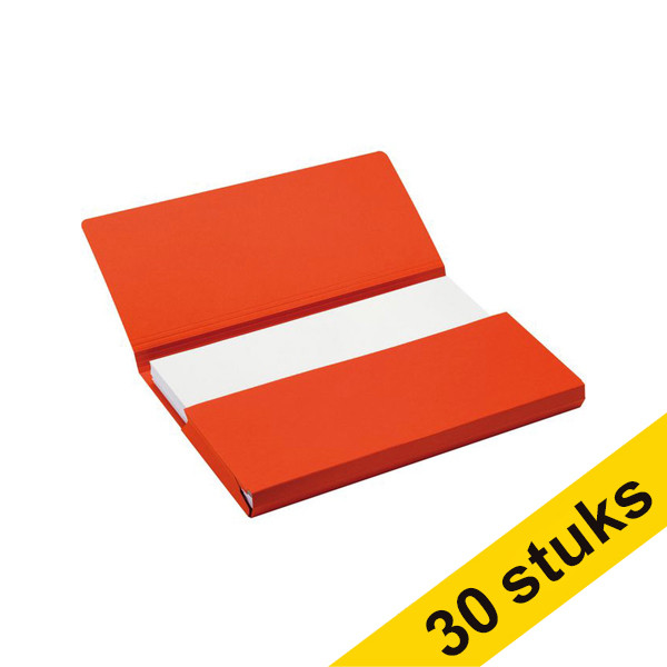 Aanbieding: 3x Jalema Secolor Pocket-file kartonnen dossiermappen rood A4 (10 stuks) 234801 - 1