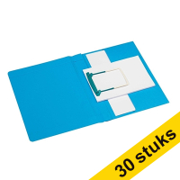 Aanbieding: 3x Jalema Secolor clipexmap plus A4 blauw (10 stuks)