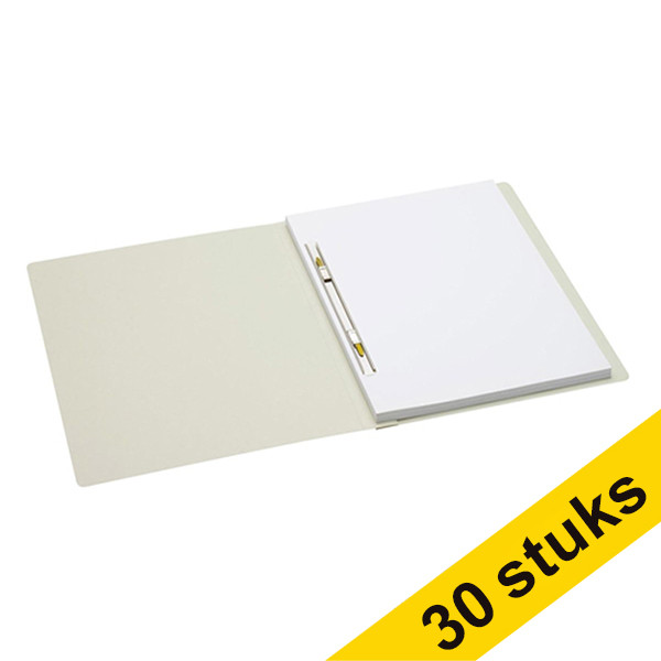 Aanbieding: 3x Jalema Secolor map met schuifdeklijst grijs A4 (10 stuks) 234836 - 1