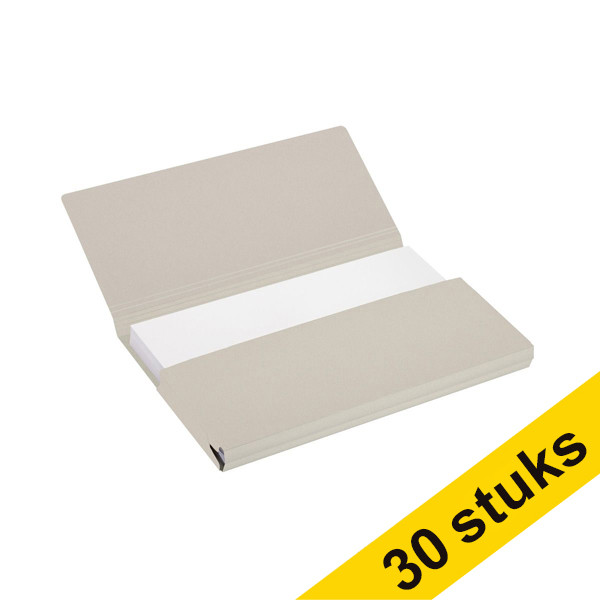 Aanbieding 3x: Jalema Secolor Tree Free pocketmappen grijs A4 (10 stuks) 234795 - 1