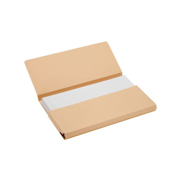 Jalema Secolor Pocket-file kartonnen dossiermappen chamois folio (10 stuks) 3123804 234687 - 1