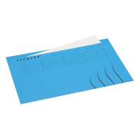 Jalema Secolor inlegmap met lijnbedrukking en tabrand blauw folio landscape (25 stuks) 3164502 234737