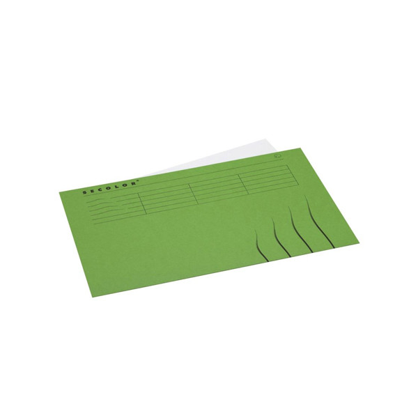 Jalema Secolor inlegmap met lijnbedrukking groen folio landscape (25 stuks) 3163508 234731 - 1