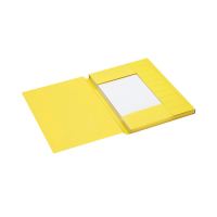 Jalema Secolor kartonnen 3-klepsmap geel A4 (25 stuks) 3182106 234700