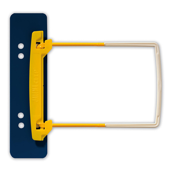 Jalema archiefbinder clip met inhangstrip geel/wit (100 stuks) 5712525 234645 - 1