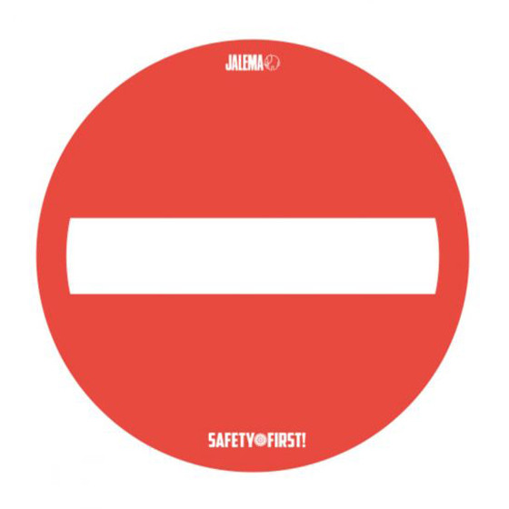 Jalema zelfklevende vloersticker geen doorgang voor gladde vloeren (2 stuks) 7999816 234755 - 1