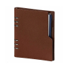Kalpa A5 clipbook organizer met weekagenda met uurindeling hazelnootbruin (1 week per 2 pagina's) 2-talig 262571 - 1