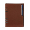 Kalpa A5 clipbook organizer met weekagenda met uurindeling hazelnootbruin (1 week per 2 pagina's) 2-talig 262571 - 2