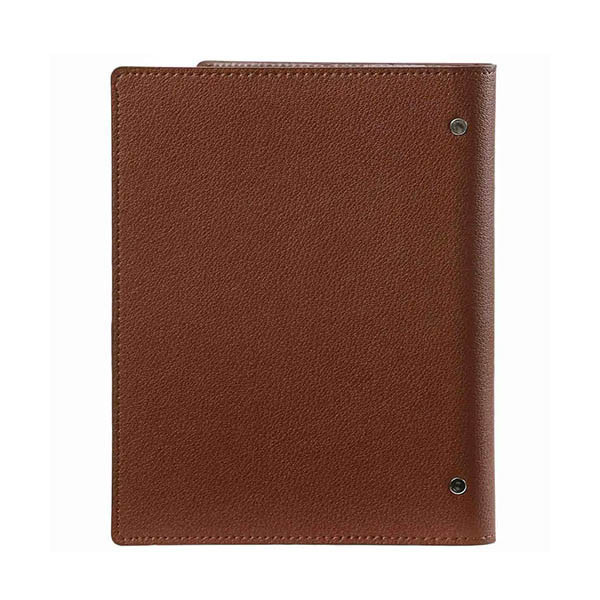 Kalpa A5 clipbook organizer met weekagenda met uurindeling hazelnootbruin (1 week per 2 pagina's) 2-talig 262571 - 4