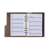 Kalpa A5 clipbook organizer met weekagenda met uurindeling hazelnootbruin (1 week per 2 pagina's) 2-talig 262571 - 5