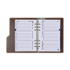 Kalpa A5 clipbook organizer met weekagenda met uurindeling hazelnootbruin (1 week per 2 pagina's) 2-talig 262571 - 6