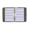 Kalpa A5 organizer met weekagenda met uurindeling nerf grijs (1 week per 2 pagina's) 2-talig 406160 - 5