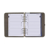 Kalpa A5 organizer met weekagenda met uurindeling nerf grijs (1 week per 2 pagina's) 2-talig 406160 - 6