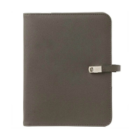 Kalpa A5 organizer met weekagenda met uurindeling nerf grijs (1 week per 2 pagina's) 2-talig 406160