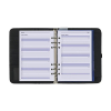 Kalpa A5 organizer met weekagenda met uurindeling nerf zwart (1 week per 2 pagina's) 2-talig 406190 - 5
