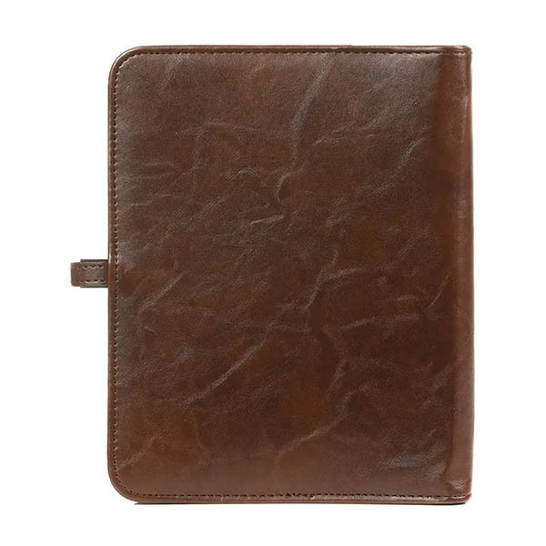 Kalpa A5 organizer met weekagenda met uurindeling omberbruin (1 week per 2 pagina's) 2-talig 262570 - 4