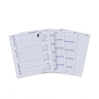 Kalpa A5 weekagenda met uurindeling 2026 navulling (1 week per 2 pagina) 2-talig 262559