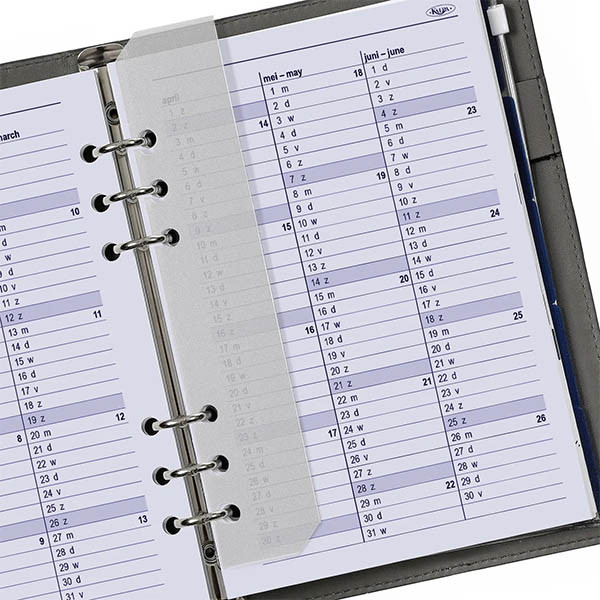Kalpa A5 weekagenda met uurindeling 2027 jaardoos navulling (1 week per 2 pagina's) 2-talig 263560 - 5