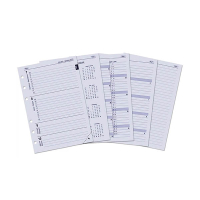 Kalpa A5 weekagenda met uurindeling 2027 navulling (1 week per 2 pagina's) 2-talig 263559