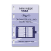 Kalpa Mini weekagenda met uurindeling 2026 navulling (1 week per 2 pagina) 2-talig 262569 - 2