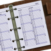 Kalpa Mini weekagenda met uurindeling 2027 navulling (1 week per 2 pagina's) 2-talig 263569 - 4