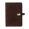 Kalpa Personal organizer met weekagenda met uurindeling kastanjebruin (1 week per 2 pagina's) 2-talig 406165 - 1